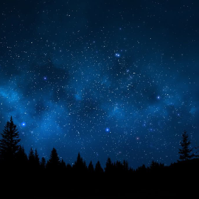at night